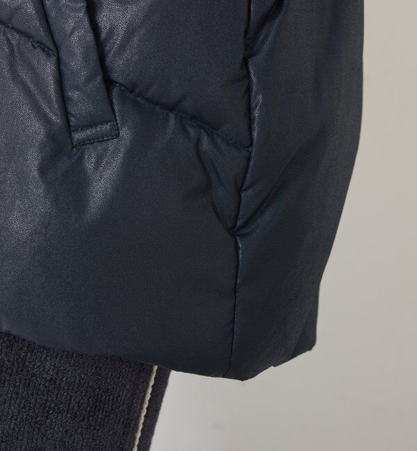  「【マット見え/軽量コート】ライトエンボスノーカラーダウン」|その他|