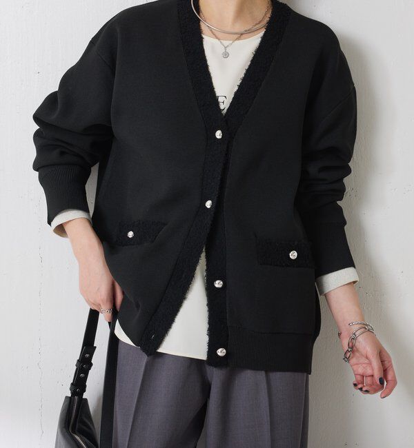  「ハーフミラノニットカーディガン」|ニット・セーター|
