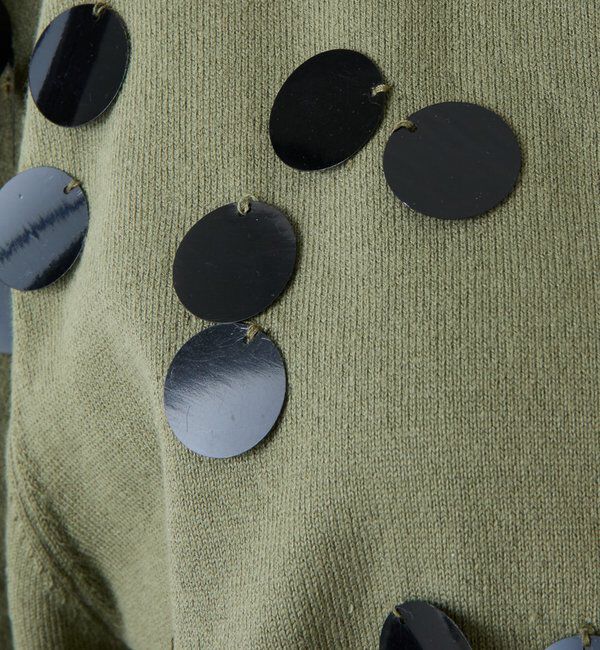  「	【CEPIE./セピエ】スパンコールカーディガン」|ニット・セーター|