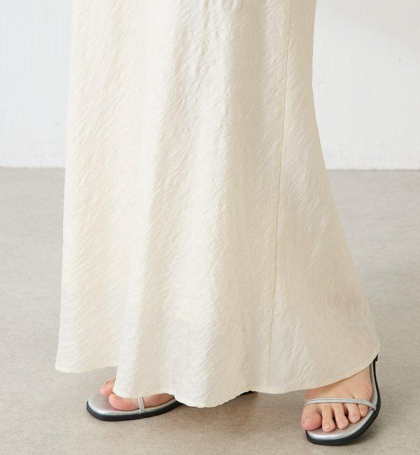  「【上品見え】シアージャガードフレアスカート」|スカート|