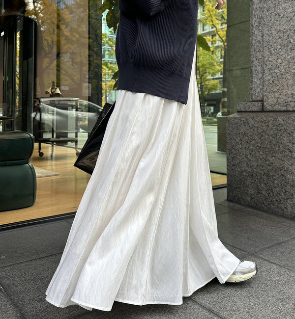  「パネルプリーツスカート」|スカート|