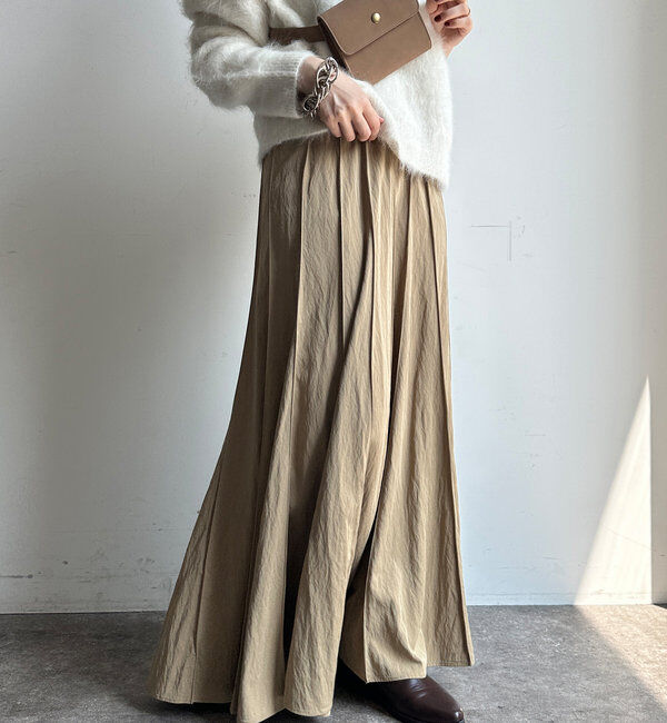  「パネルプリーツスカート」|スカート|