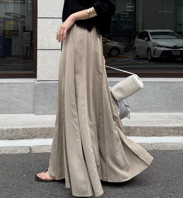  「パネルプリーツスカート」|スカート|