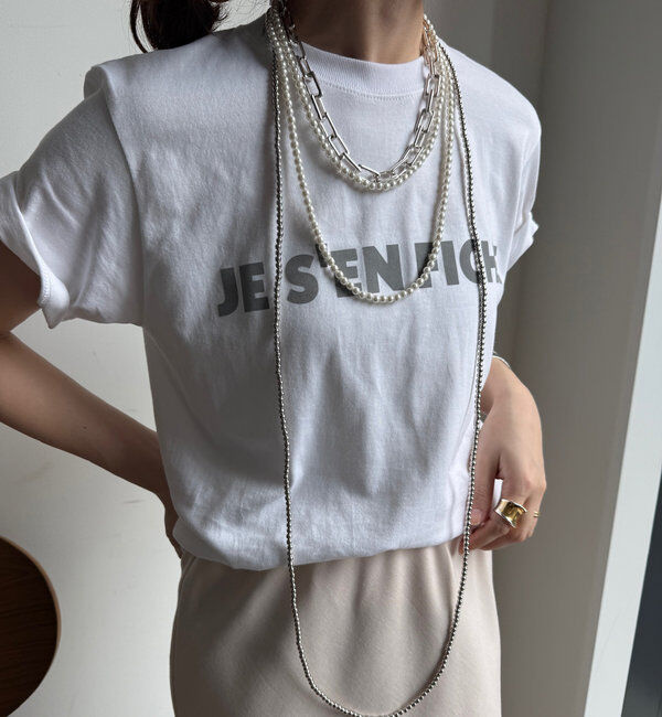  「メタルボールロングネックレス」|ネックレス|