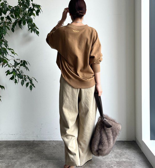  「【新色追加】【インフルエンサー OKOCHI企画】ハーフジップスウェット」|Tシャツ・カットソー|