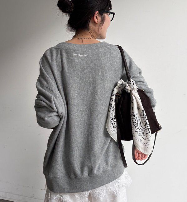  「【新色追加】【インフルエンサー OKOCHI企画】ハーフジップスウェット」|Tシャツ・カットソー|