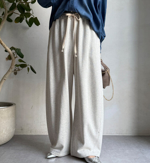  「ドロストスウェットパンツ」|チノ|