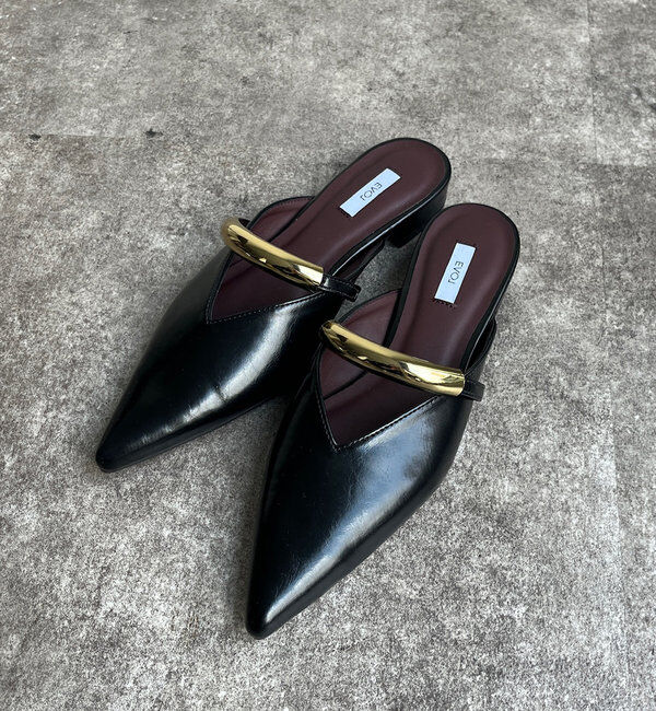  「GOLDモチーフミュール」|サンダル|