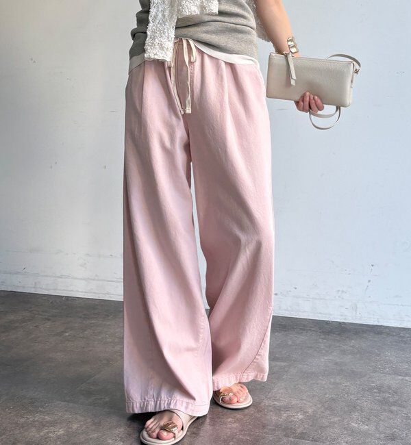  「デニムワイドイージーパンツ」|デニム|