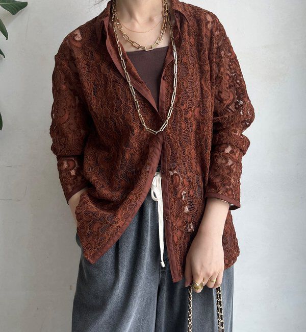  「フロッキーレースシャツ」|シャツ・ブラウス|