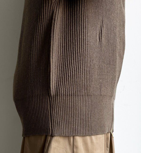  「フロントジップニット」|ニット・セーター|