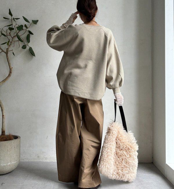  「ラメニットプルオーバー」|ニット・セーター|