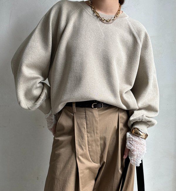  「ラメニットプルオーバー」|ニット・セーター|