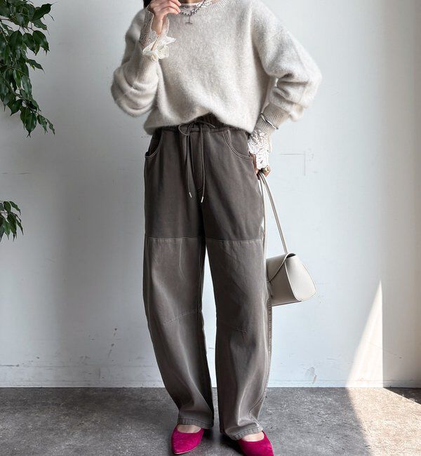  「ファーカシミヤプルオーバー」|ニット・セーター|