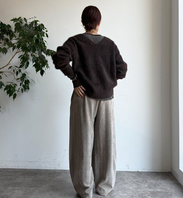  「ファーカシミヤプルオーバー」|ニット・セーター|