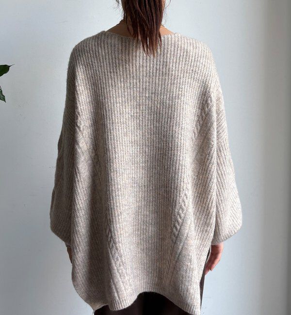  「ボリュームケーブルプルオーバー」|ニット・セーター|