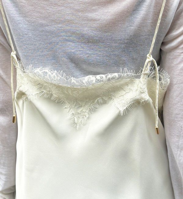  「アシメレースキャミ」|シャツ・ブラウス|