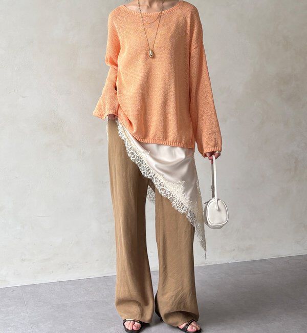  「アシメレースキャミ」|シャツ・ブラウス|