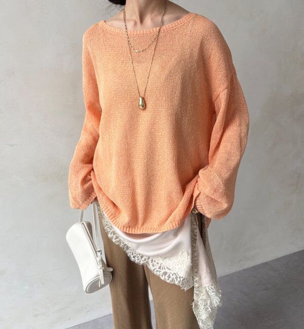  「アシメレースキャミ」|シャツ・ブラウス|