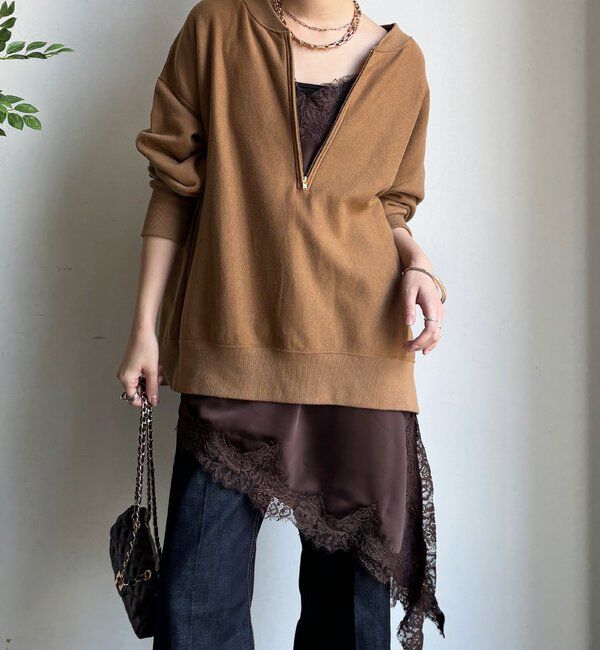  「アシメレースキャミ」|シャツ・ブラウス|