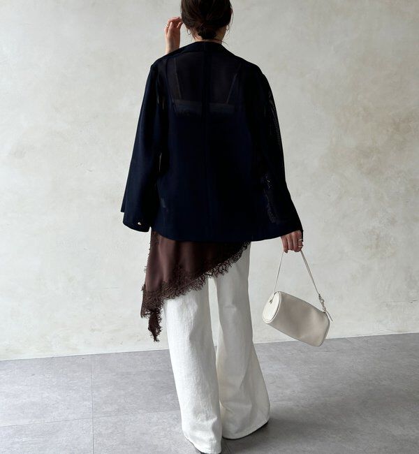  「アシメレースキャミ」|シャツ・ブラウス|