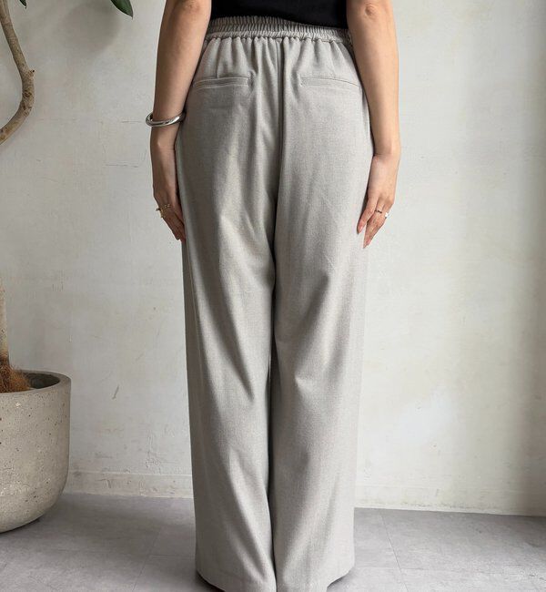  「ウォームタックワイドパンツ」|チノ|