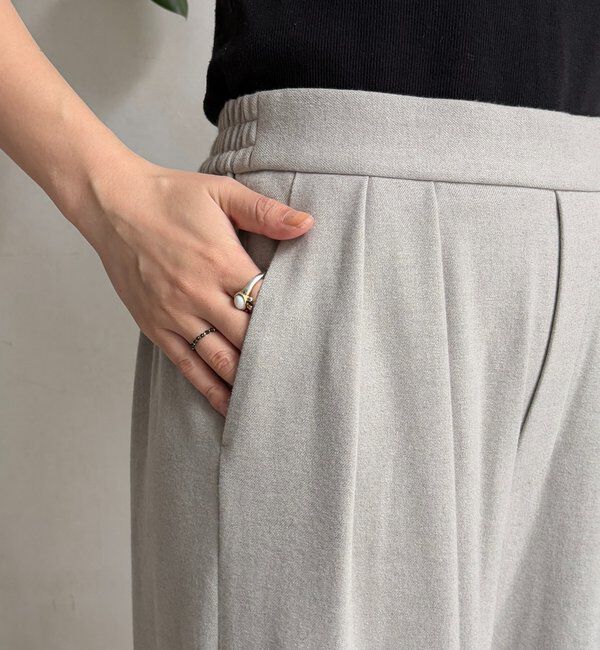  「ウォームタックワイドパンツ」|チノ|