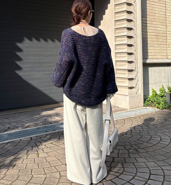  「ウォームタックワイドパンツ」|チノ|