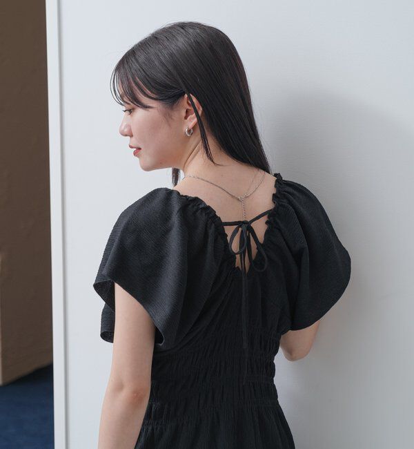  「【低身長サイズ】シャーリングイージーオールインワン」|オールインワン|