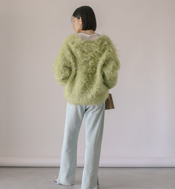  「【全骨格美脚見え！】slit DENIM」|デニム|