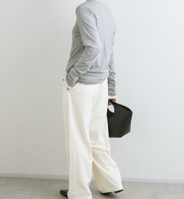  「【リバイバル/一枚でも重ねても】フライスクルーTee」|Tシャツ・カットソー|