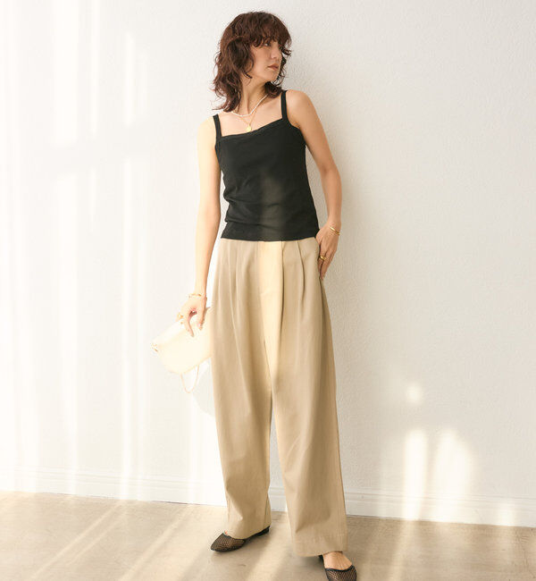  「【MYSELFbyRD（マイセルフバイリヴドロワ）】クラシックキャミ」|キャミソール|