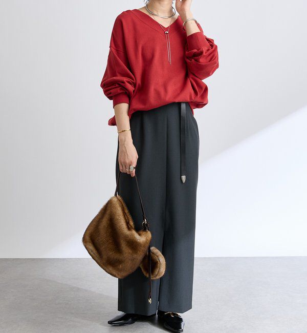  「【R.good(アールドットグッド)】Wスライドモチーフネックレス」|ブローチ・コサージュ|