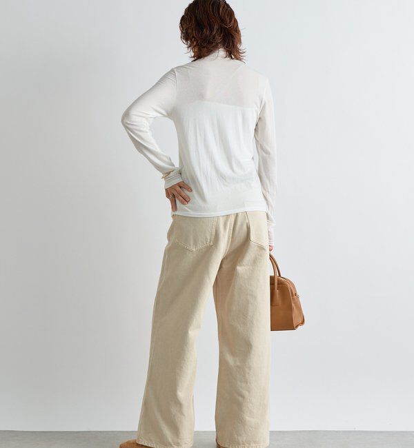  「【MONN.:.(モン)】バギーデニムパンツ」|デニム|