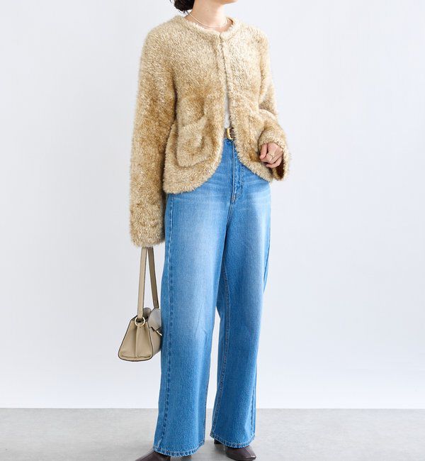  「【MONN.:.(モン)】バギーデニムパンツ」|デニム|