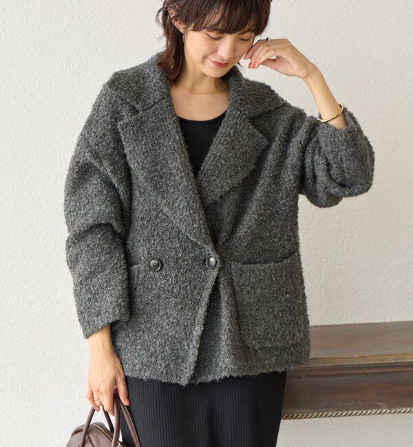  「【インフルエンサーYossshiiii企画】ボアライクコーディガン」|カーディガン|