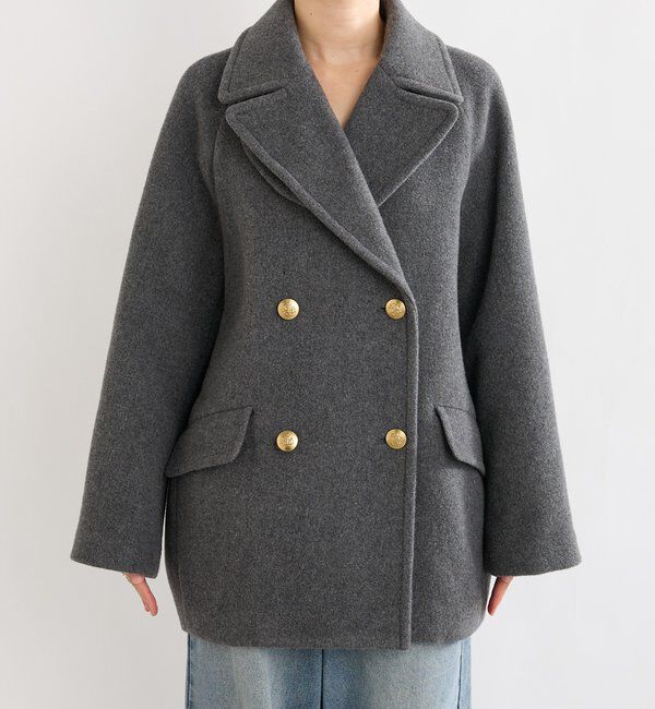  「【リバイバル/新色追加】ラグランPコート」|ピーコート|