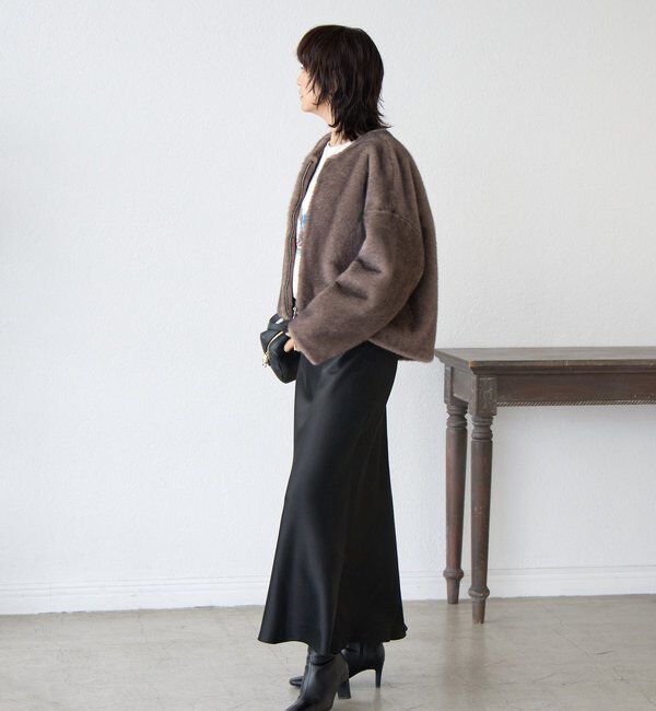  「【シーズンムード高まる】ミンクライクショートコート」|その他|