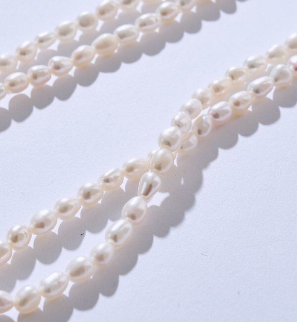  「【アレンジ自在】120cmパール&times;SV925ネックレス」|ブローチ・コサージュ|