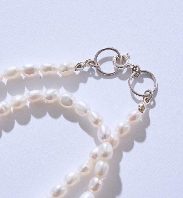  「【アレンジ自在】120cmパール&times;SV925ネックレス」|ブローチ・コサージュ|