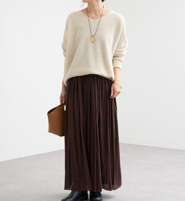  「【シーズンレスで楽しめる】リングモチーフコードネックレス」|ブローチ・コサージュ|