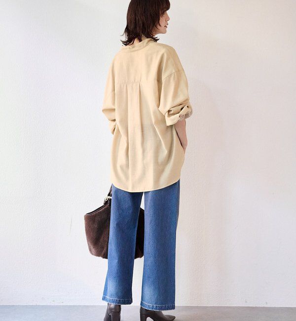  「【こなれ感抜群】ルーズフレアデニム」|デニム|