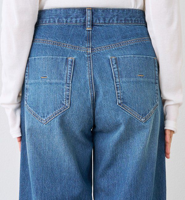  「【こなれ感抜群】ルーズフレアデニム」|デニム|