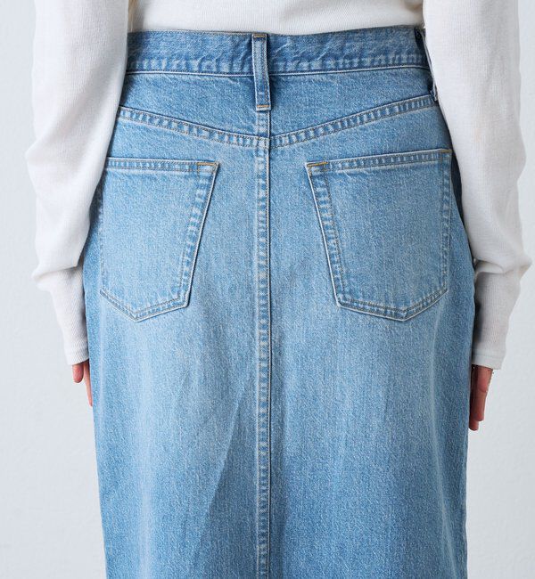  「予約【RIMH（リムエイチ）】スリットデニムスカート」|スカート|