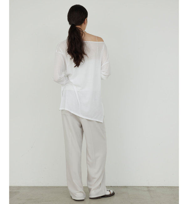  「【La nature linge】オーバーシアーロンT」|Tシャツ・カットソー|