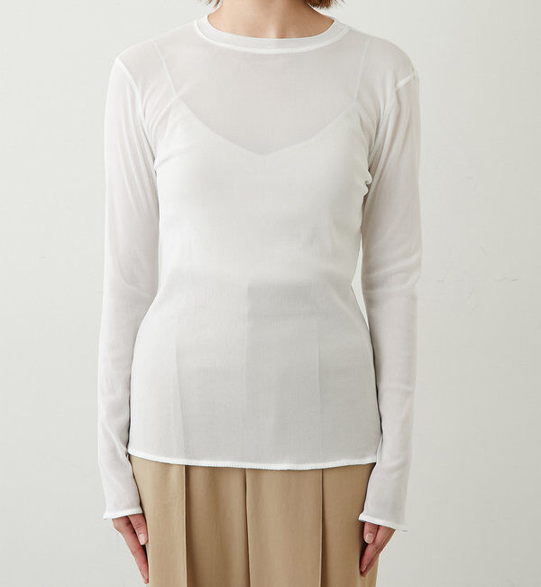  「【La nature linge】シアーチュールトップス」|Tシャツ・カットソー|