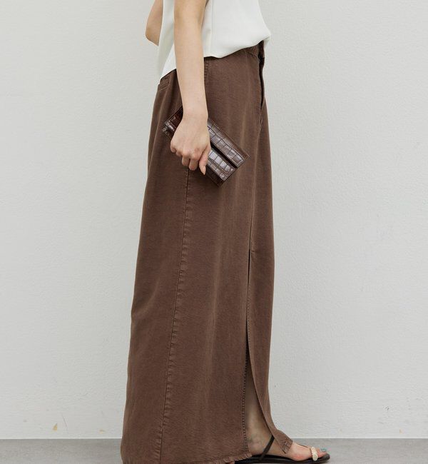  「【セットアップ対応】リヨセルスリットスカート」|スカート|