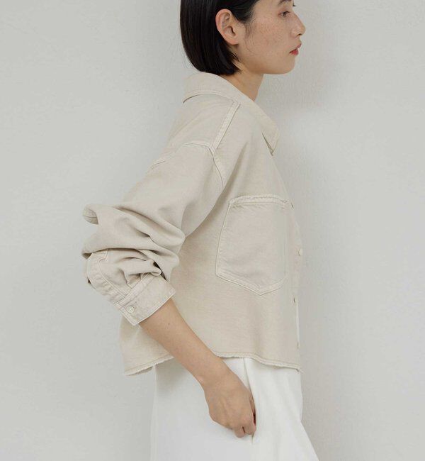  「【セットアップ対応】リヨセルショートシャツ」|シャツ・ブラウス|