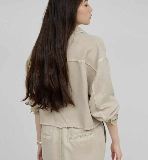  「【セットアップ対応】リヨセルショートシャツ」|シャツ・ブラウス|