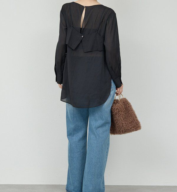  「ビスチェレイヤードシャツ」|シャツ・ブラウス|